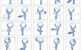 Как вязать галстуки идеально и красиво: пошаговая инструкция с фото, схемой и видео материалом