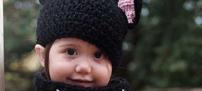 Шапка кошка для девочек: пошаговый мастер-класс с фото и видео для новичков