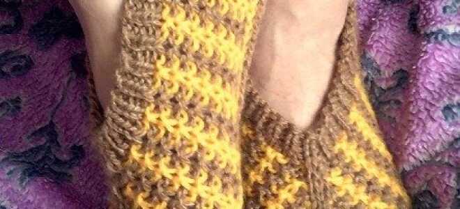 Следки на 2 спицах: мастер классы по вязанию разных моделей