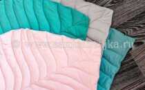 Выкройка коврика-листка своими руками