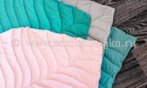 Выкройка коврика-листка своими руками