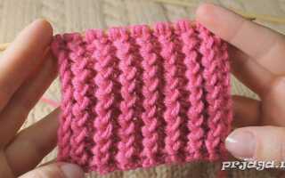 Французская резинка спицами — мастер-класс для начинающих рукодельниц