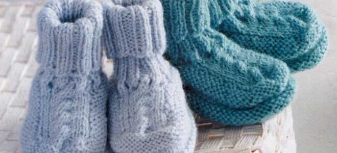 Пинетки спицами: видео уроки, мастер классы, рекомендации по вязанию