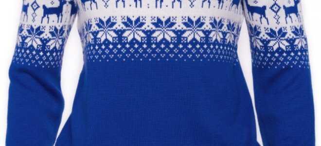 Мужской свитер с оленями: техника выполнения, описание, видео идеи для творчества для начинающих рукодельниц и опытных вязальщиц