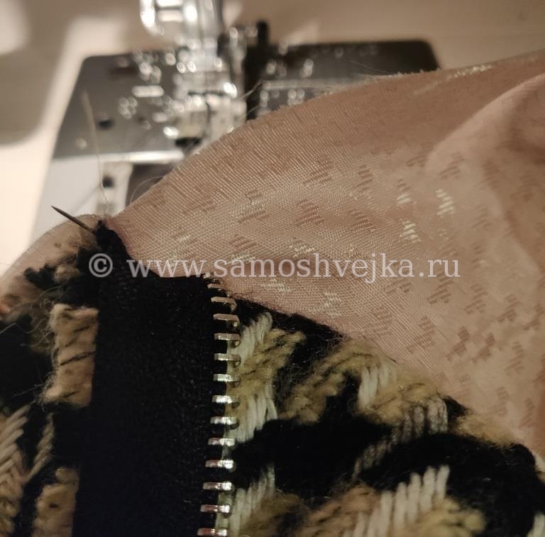 соединение с подкладкой